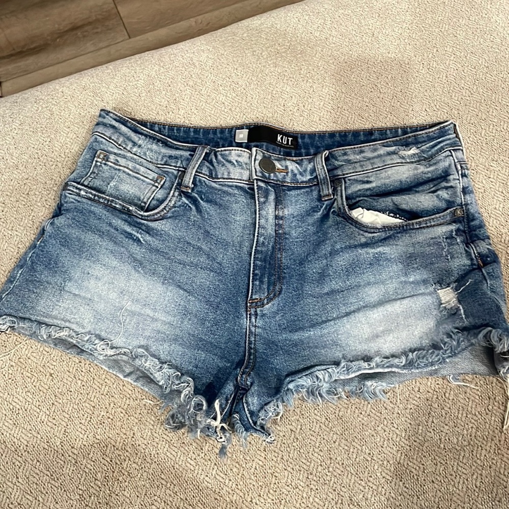 KUT jean shorts
